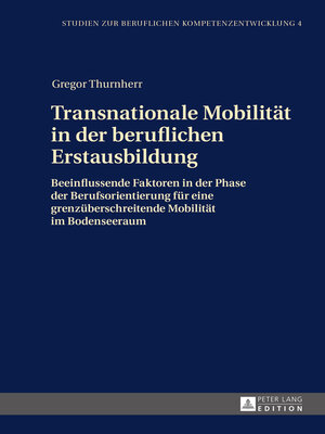 cover image of Transnationale Mobilität in der beruflichen Erstausbildung